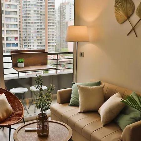 Hom I Depto 4Pax 2D2B A Estrenar En Santiago Centro Apartment